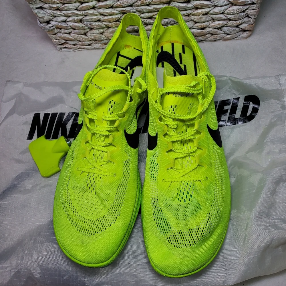 Nike‎ ZoomX Dragonfly Volt Mint Foam With Spikes Tool & Bag Track Men 13 Track